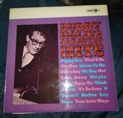 Buddy Holly's Greatest Hits Vinyl 12" Mono LP CP 8 USA NM - Image 1 of 4