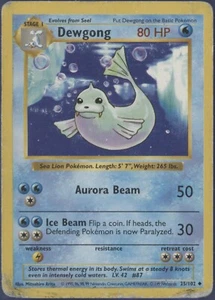 1999 Pokeman - Dewgong 80 HP (25/102) - Picture 1 of 2