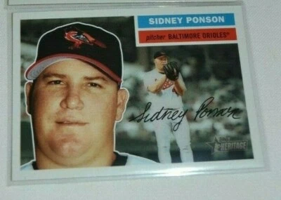 2005 TOPPS HERITAGE - BALTIMORE ORIOLES SIDNEY PONSON 269 - Image 1 of 4