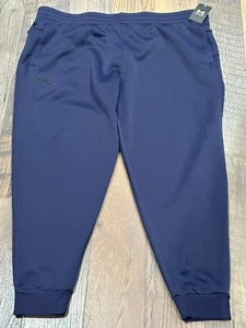 Under Armour Men's Blue Armour Fleece Joggers Size 4XL / NWT - Picture 1 of 8