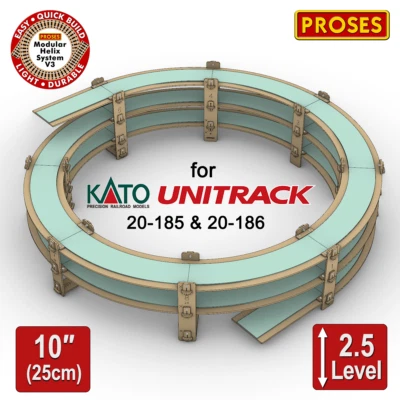PROMOTION! 2.5 Level N Helix For KATO 20-185 Double Track - Height: 25cm/10" - Image 1 of 4