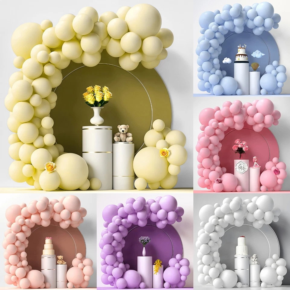 Kit de arco de globo globo globos pastel guirnalda baby shower decoraciones revelación de género Foto 1 de 1