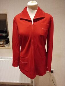 Garnette Pendleton Suit Set Size 12 Red Blazer Trousers VTG Womens 1970s