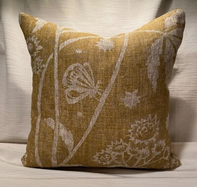 "Funda de almohada personalizada 18"" x 18"" FERMOIE UK Astrea Starry Skies + jardín 100 % lino" Foto 1 de 4