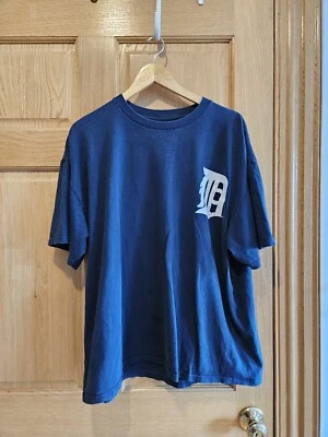 Camiseta Torii Hunter Detroit Tigers Majestic Para Hombre Grande Azul Blanco MLB Talla 2XL Foto 1 de 3