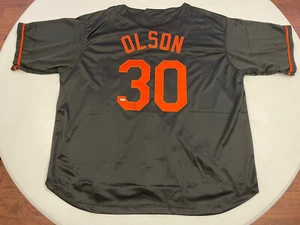 Gregg Olsen Baltimore Orioles Signed Custom Jersey - 89 AL ROY - RSA Certified - Picture 1 of 4