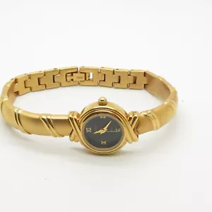 Vintage Armitron Round Gold Tone Ladies Watch - Picture 1 of 9