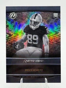2024 Topps Resurgence Brock Bowers Rookie Retro Vision SSP Case Hit LV Raiders🔥 - Picture 1 of 2