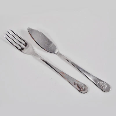 Cubiertos para Pescado 18/10 Acero Inoxidable Motivo de Pez / Cuchillo - Imagen 1 de 4