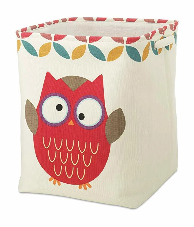 Cesta de almacenamiento de organización de juguetes plegable Whitmor Owl de 18" Foto 1 de 1