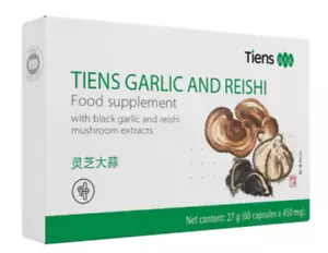 TIENS Aglio Nero e Reishi - 60 Capsule x 450mg | Supporto Immunitario e Antiossidante - Foto 1 di 5