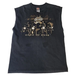 Harley-Davidson Black Ohio Vest Top, Large - Picture 1 of 5
