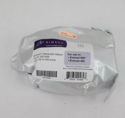 RIMAGE 2001469 Everest 600/ 400 Retransfer Ribbon Up to 500 Prints - Image 1 of 3