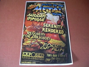 Mistress Juliya Exposed Music Festival Slave to Metal 2011 Concert Poster EriePA - Picture 1 of 7