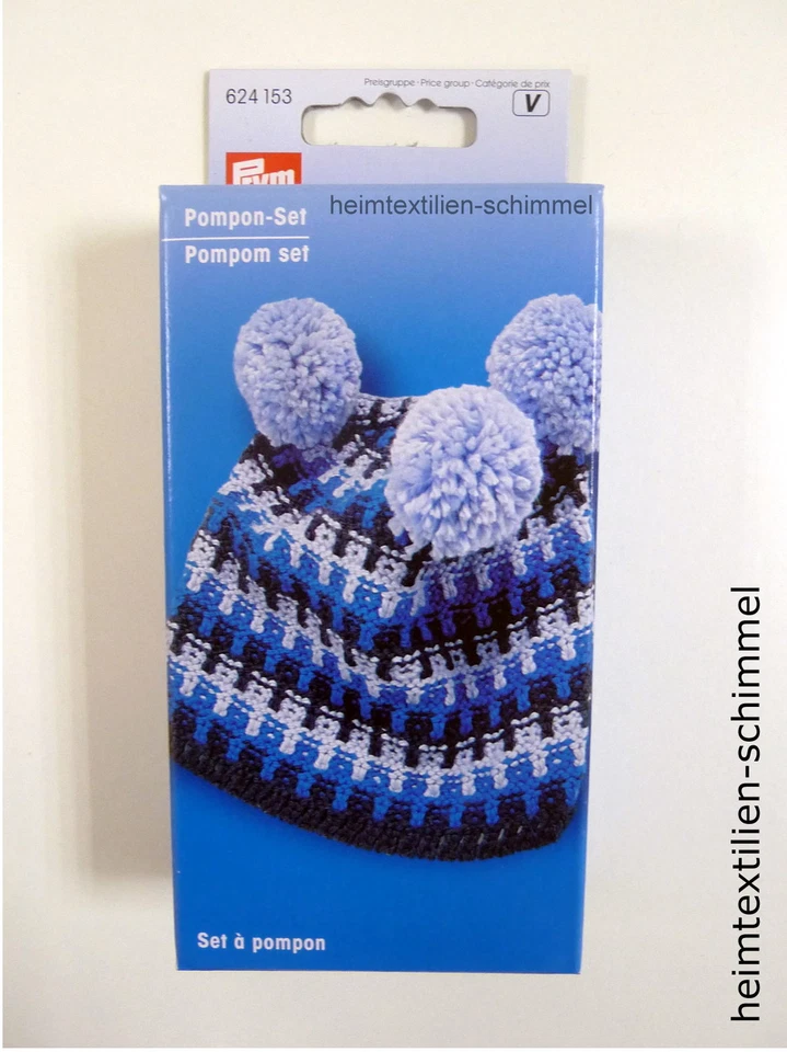 PRYM Pompon-Set Pompons Bommel 4 versch, Größen 624153 - Bild 1 von 1