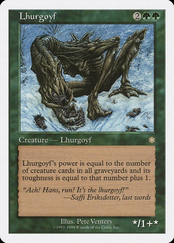 Lhurgoyf [Battle Royale] Moderately Played - Image 1 of 1