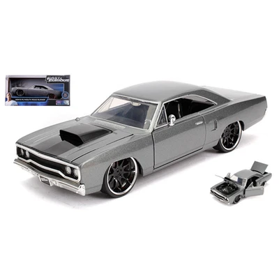 DOM'S PLYMOUTH ROAD RUNNER 1970 FAST & FURIOUS VII 1:24 Jada Toys Movie Modellin - Immagine 1 di 4