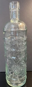Williams und Sonoma Flasche Klarglas geprägt Hergestellt in Spanien 24 Unzen Weintrauben - Bild 1 von 7