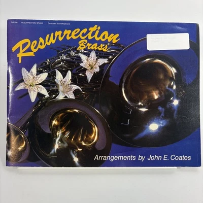 Resurrection Brass Conductor Score Arr. John E. Coates Easter Trumpet Trombone - Image 1 of 4