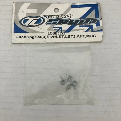 RC Losi LST / 2 AFT MUG MGB Series Clutch Springs Steel Silver (3) B3322 NIP - Image 1 of 3