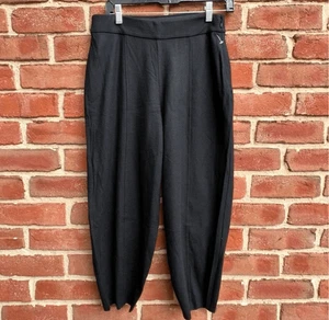 Pantalón linterna de lana de fieltro Eileen Fisher negro para mujer XL NUEVO SIN ETIQUETAS $268 - Imagen 1 de 13