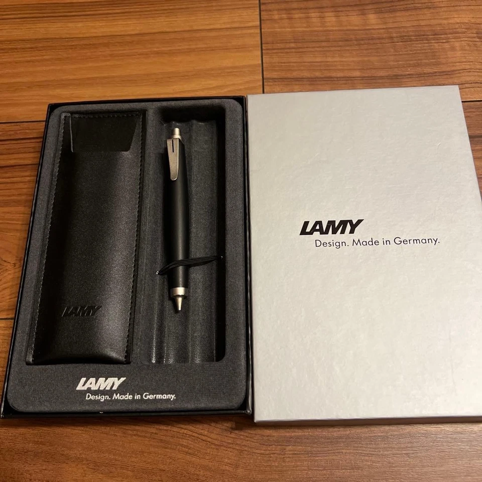 LAMY Druckbleistift schwarz Metall 0,7 Scribble Pen mit Etui #D66fb7 - Bild 1 von 4