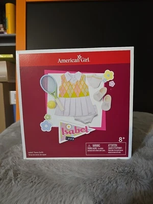 American Girl 伊莎贝尔网球套装 全新 — 第 1/4 张图片