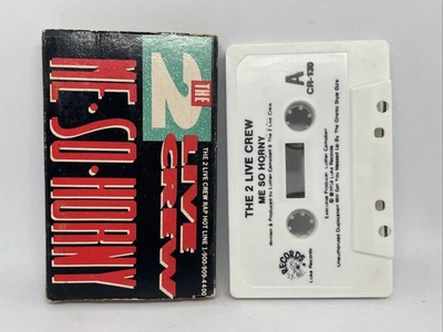 2 Live Crew Me So Horny Cassette Single ‎– Luke CR-130 (1989) Hip Hop Rap - Image 1 of 4