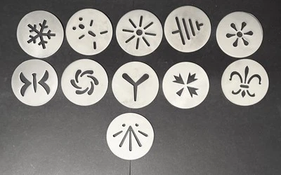 Prensa de galletas OXO Good Grips repuesto 11 discos de metal y estuche de plástico solo piezas Foto 1 de 4