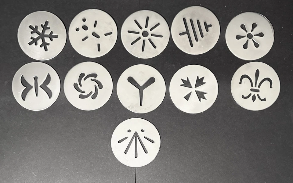 Prensa de galletas OXO Good Grips repuesto 11 discos de metal y estuche de plástico solo piezas Foto 1 de 4