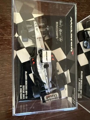 Minichamps McLaren Mercedes MP4-18 Testcar 2003 conducido por D Coulthard Foto 1 de 4