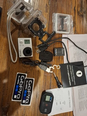 Go Pro Hero 3+,  With Dive Case, USB Cable, Genuine GoPro Battery, Extra Battery - Image 1 of 4
