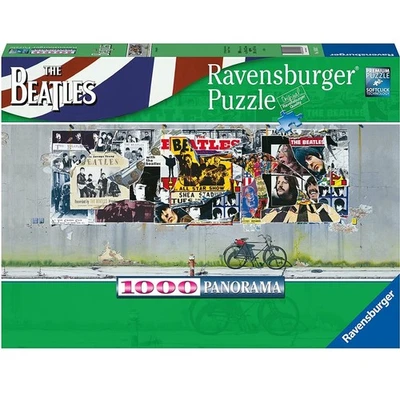 new Ravensburger THE BEATLES ANTHOLOGY WALL Panorama Panoramic 1000 pcs puzzle - Image 1 of 4