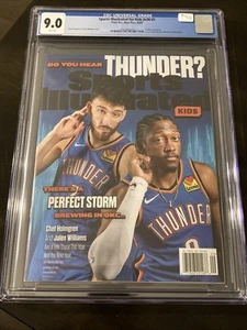 2024 Sl For Kids Oklahoma City Thunder Chet Holmgren & Jalen Williams CGC 9.0 - Picture 1 of 2