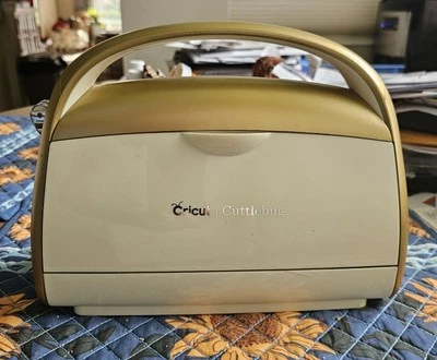 Cricut Cuttlebug Anna Griffin Gold  *MACHINE ONLY* Plates NOT included TESTED - Image 1 of 4