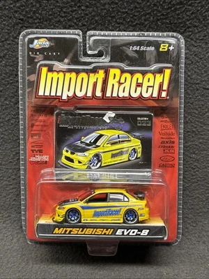 Jada Toys Import Racer Mitsubishi Evo-8 Die-Cast 1/64 NOVO #003 FRETE GRÁTIS - Imagem 1 de 4