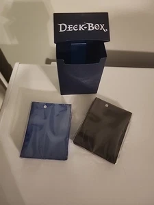 Ultra Pro Deck-box Dark Blue With 2 Card Protector Packs - Picture 1 of 6