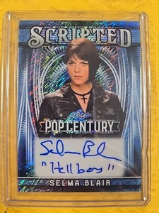 2025 Leaf Pop Century Selma Blair Scripted Prismatic Blue Auto "Hellboy" - 1/4 - Picture 1 of 2
