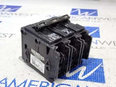 Siemens B315 Circuit Breaker 15 Amp 3 Pole 240V Bolt On Circuit Breaker - Image 1 of 4