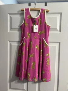 NWT Girls Finding Foxtale Fiercely Fun Dress Zoo Safari Summer Size 10 - Picture 1 of 5