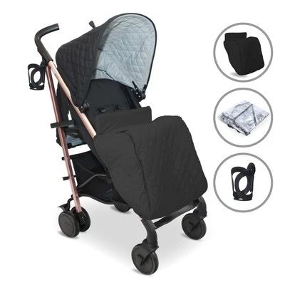 My Babiie MB51 Plus Stroller - Quilted Black - Grade A