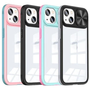 For iPhone 14 Plus Case Full Body Protective Phone Cover with Slide Camera Lens - Picture 1 of 5