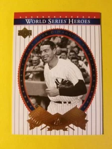 HOF JOE DiMAI #75 Nueva York Yankees - 2002 cubierta superior héroes de la serie mundial - Imagen 1 de 1