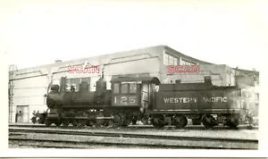 25B068 RP 1940er Western Pacific Railroad 4-6-0 Lok #125 - Bild 1 von 1