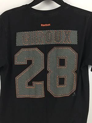 Camiseta negra estilo jersey #28 para niños CLAUDE GIROUX Philadelphia Flyers XL 18 Foto 1 de 4