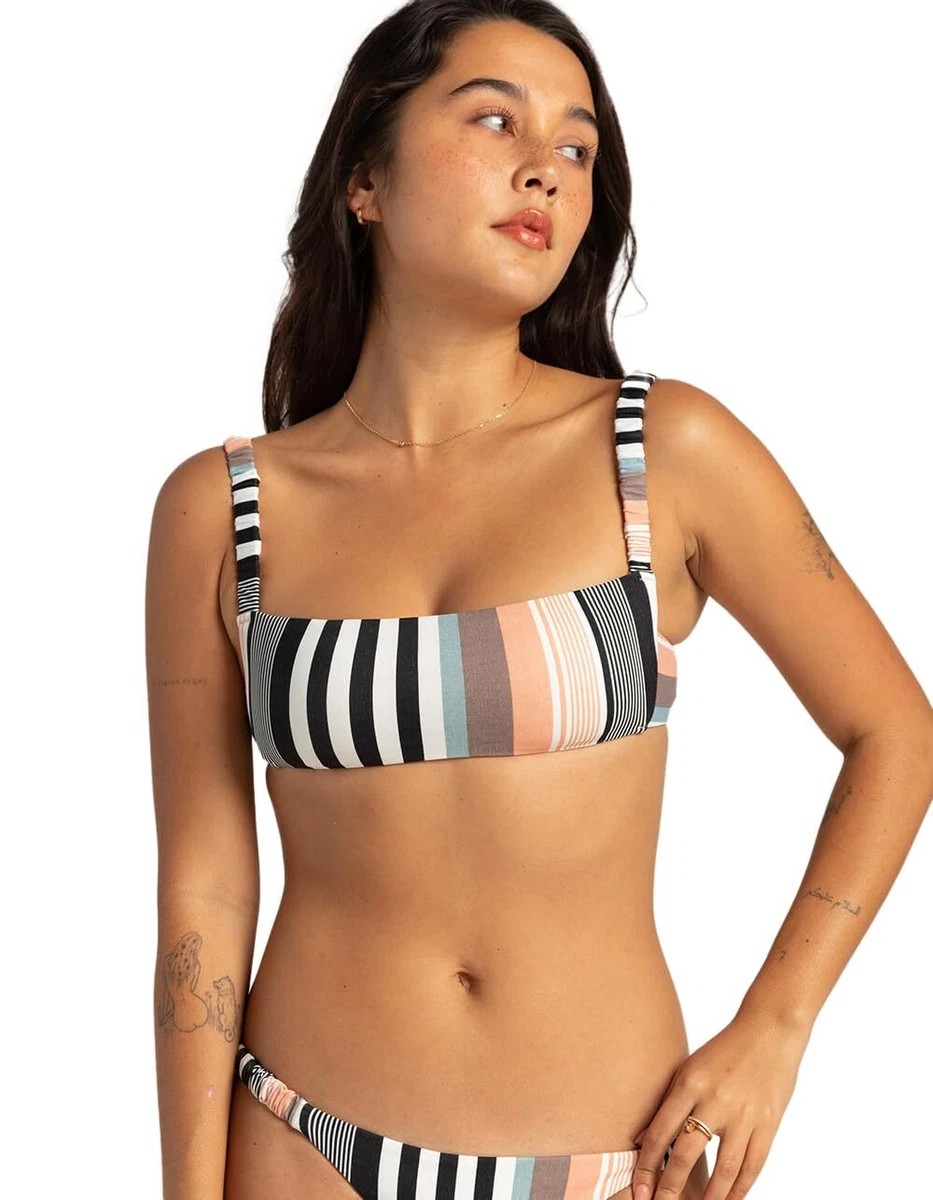 O'Neill Traje De Baño De Bikini De Cuello Alto Estándar Paradise Para Mujer, Blanco