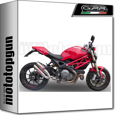 GPR 2 ESCAPE HOM DEEPTONE ACERO INOXIDABLE DUCATI MONSTER 1100 EVO 2013 13 Foto 1 de 3