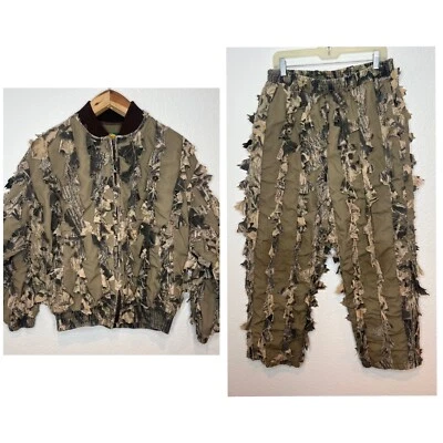 Cabelas ScentLok Mossy Oak Top & Pants Set Mens Size L Camouflage Hunting Gear - Image 1 of 4
