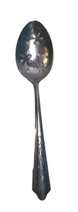 Vtg. EKCO Stainless Steel USA Slotted Serving Spoon EKS7 Pattern - Picture 1 of 3
