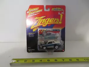 Johnny Lightning Street Freaks Zingers #8 1981 Chevy Malibu Green 2016 MOC - Picture 1 of 3